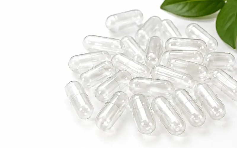 Clear vegetarian capsules