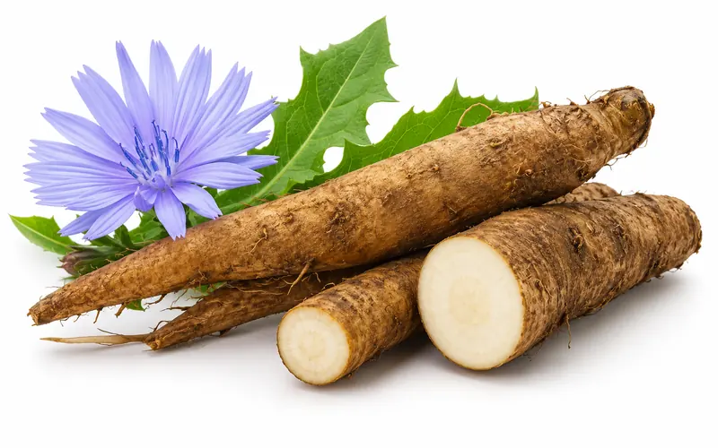 Chicory root, source of inulin